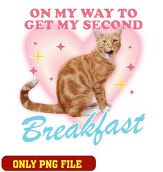 On my way to get my second breakfast logo png