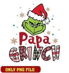 Papa Grinch png, Family Grinch png