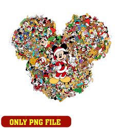 RoomMates Disney Mickey Mouse Confetti Heart png