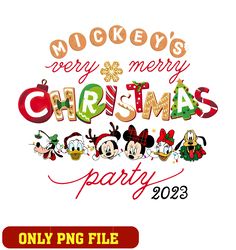 Very Merry Christmas Party 2023 png