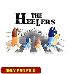 Vintage The Heeler Bluey Family The Beatles Birthday png