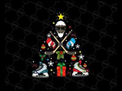 Hockey Christmas Tree Png, Ice Hockey Player Xmas Png, Ice Hockey Athlete Xmas Png, Christmas Png, Digital Download