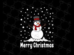 snowman christmas cute winter svg, funny merry christmas snowman santa hat svg, christmas png, digital download