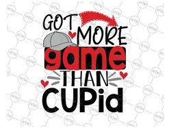 Got More Game than Cupid SVG, Valentine's Day SVG, Cupid svg, Valentine SVG, Video Game Cut File, Digital Download