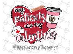 My Patients Are My Valentine Respiratory Therapist png, Nurse Medical Doctor Leopard Cheetah Print PNG, Clipart PNG Digi