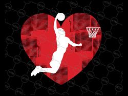 Basketball Valentine Day For Basketball Lover, Sport Players, Basketball Lover PNG, Valentines Basketball PNG, Basketbal