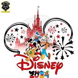 Disney 2024 Mickey Ear Castle PNG Digital Download Files