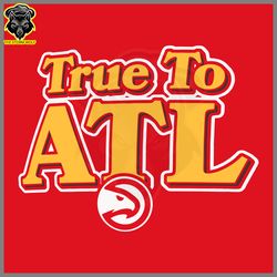 Atlanta Hawks True To ATL Basketball SVG
