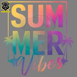Summer Vibes Glitter Beach Png Digital Download Files