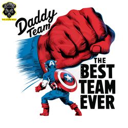 Daddy Team The Best Team Ever Fathers Day PNG
