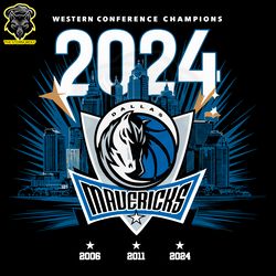 NBA Dallas Mavericks Western Conference Champions SVG