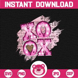 XOXO Leopard Valentine sublimation PNG design, Love Sublimation PNG design, Valentine Sublimation Tshirt Design, Sublima