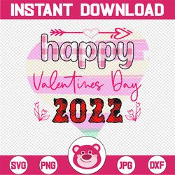 Buffalo Happy Valentine's Day 2022 PNG, Happy Valentine's Day PNG, Pink Heart Valeintine' Day, Sublimation