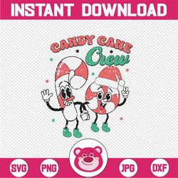 Candy Cane Crew Christmas Xmas Love Candy Svg, Funny Christmas Candy Png, Christmas Png, Digital Download