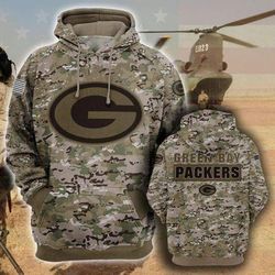 Green Bay Packers Hoodie 3D Style2944 All Over Printed