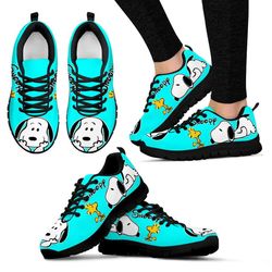 Aqua Snoopy Sneakers Snoopy Shoes For Women