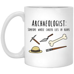 Archaelogy Classic White Mug
