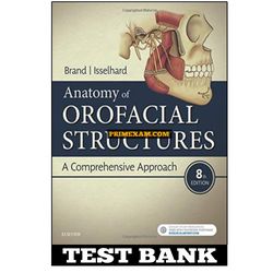 Anatomy of Orofacial Structures 8th Edition Brand Test Bank
