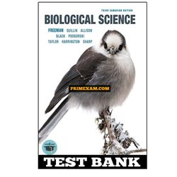 Biological Science 3rd CANADIAN Edition Freeman Test Bank