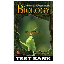 Biology Concepts And Investigations 4th Edition Hoefnagels Test Bank