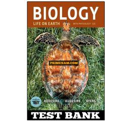 Biology Life on Earth with Physiology 12th Edition Audesirk Test Bank