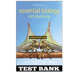 Campbell Essential Biology with Physiology 5th Edition Simon Test Bank