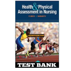 Health and Physical Assessment In Nursing 3rd Edition DAmico Test Bank