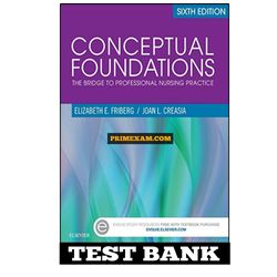 Conceptual Foundations 6th Edition Friberg Test Bank