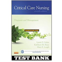 Critical Care Nursing 7th Edition by Urden Test Bank