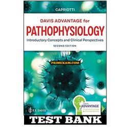 Davis Advantage for Pathophysiology 2 edition Test Bank
