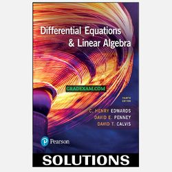 Differential Equations and Linear Algebra 4th Edition Solution Manual