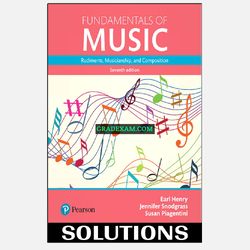 Fundamentals of Music Rudiments Musicianship and Composition 7th Edition Solution Manual