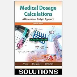 Medical Dosage Calculations 11th Edition Emeritus Solutions Manual