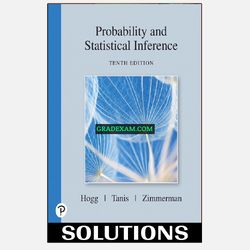 Probability and Statistical Inference 10th Edition Solution Manual