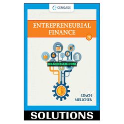 Entrepreneurial Finance 7th Edition Leach Solutions Manual