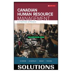 Canadian Human Resource Management 12th Edition Schwind Solutions Manual