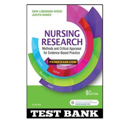 Nursing Research 9th Edition LoBiondo-Wood Test Bank
