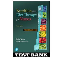 Nutrition And Diet Therapy For Nurses 2nd Edition Tucker Test Bank