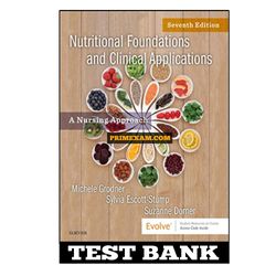 Nutritional Foundations and Clinical Applications 7th Edition Grodner Test Bank