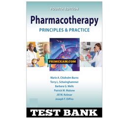 Pharmacotherapy Principles And Practice 4th Edition Test Bank