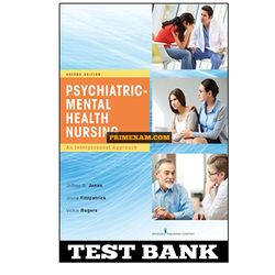Psychiatric-Mental Health Nursing An Interpersonal Approach 2nd Edition Jones Test Bank