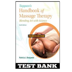 Tappans Handbook Of Massage Therapy 6th Edition Benjamin Test Bank