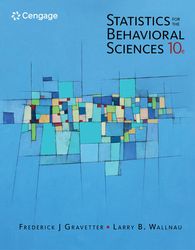 Statistics for The Behavioral Sciences 10th Edition Gravetter Test Bank
