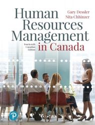 Human Resources Management in Canada 14th Edition Dessler Test Bank