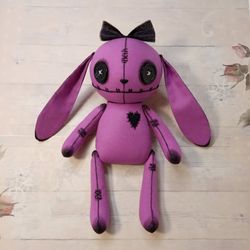 Goth Doll Bunny Handmade