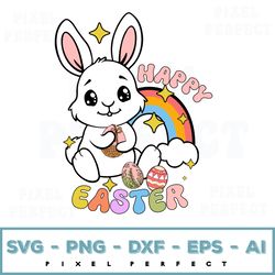 Happy Easter Svg, Happy Easter Bunnies Svg, Bunny Svg, Easter Bunny Svg, Cute Easter Svg, Leopard Bunny Svg, Easter Svg