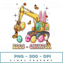 Eggs Cavator Easter Png, Easter Construction Png, Easter Eggs Png, Digital Download