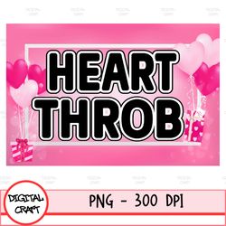 Heart Throb Png, Retro Valentine Png, Kids Valentine Png, Mini Valentine Png, Groovy Valentine Png, Trendy Vday Tshirt