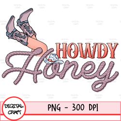 Howdy Honey Png, Vintage Cowboy, Howdy Cowboy, Retro Valentine, Howdy Honey Shirt, Howdy Honey Png, Howdy Honey Western
