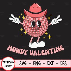 Howdy Valentine Svg, Western Valentines Svg, Cowgirl Valentines Svg, Conversation Hearts Svg, Retro Valentines Svg